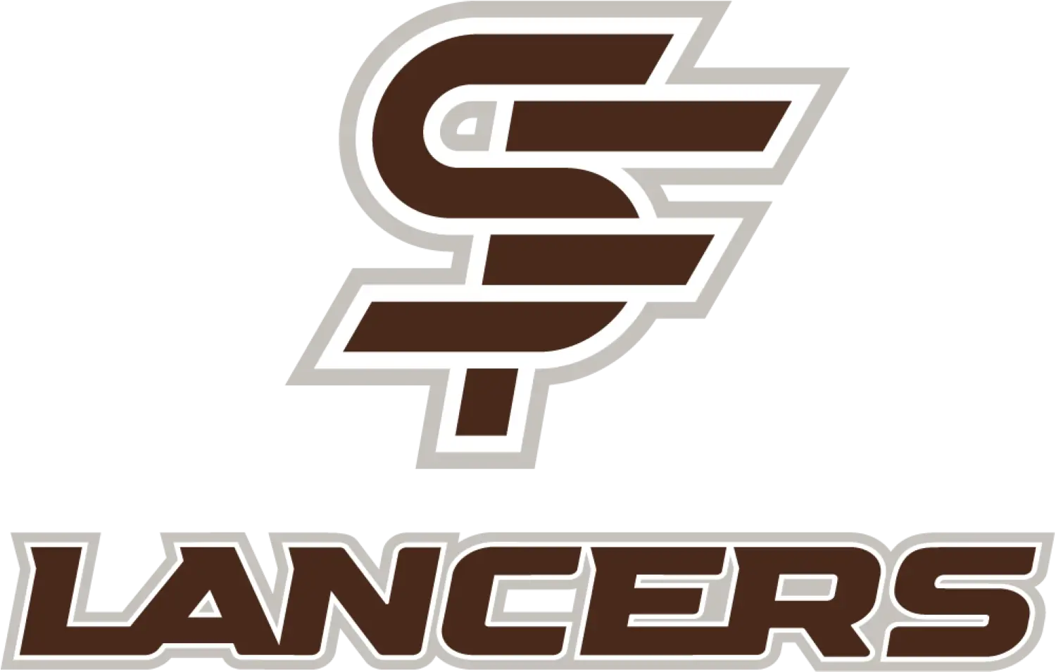 Saint Francis High School SF spirit mark.