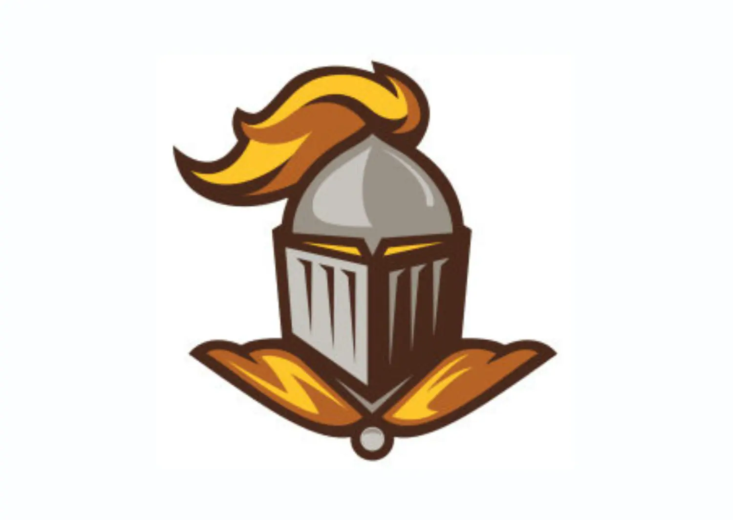 Lancelot mascot on a white background.