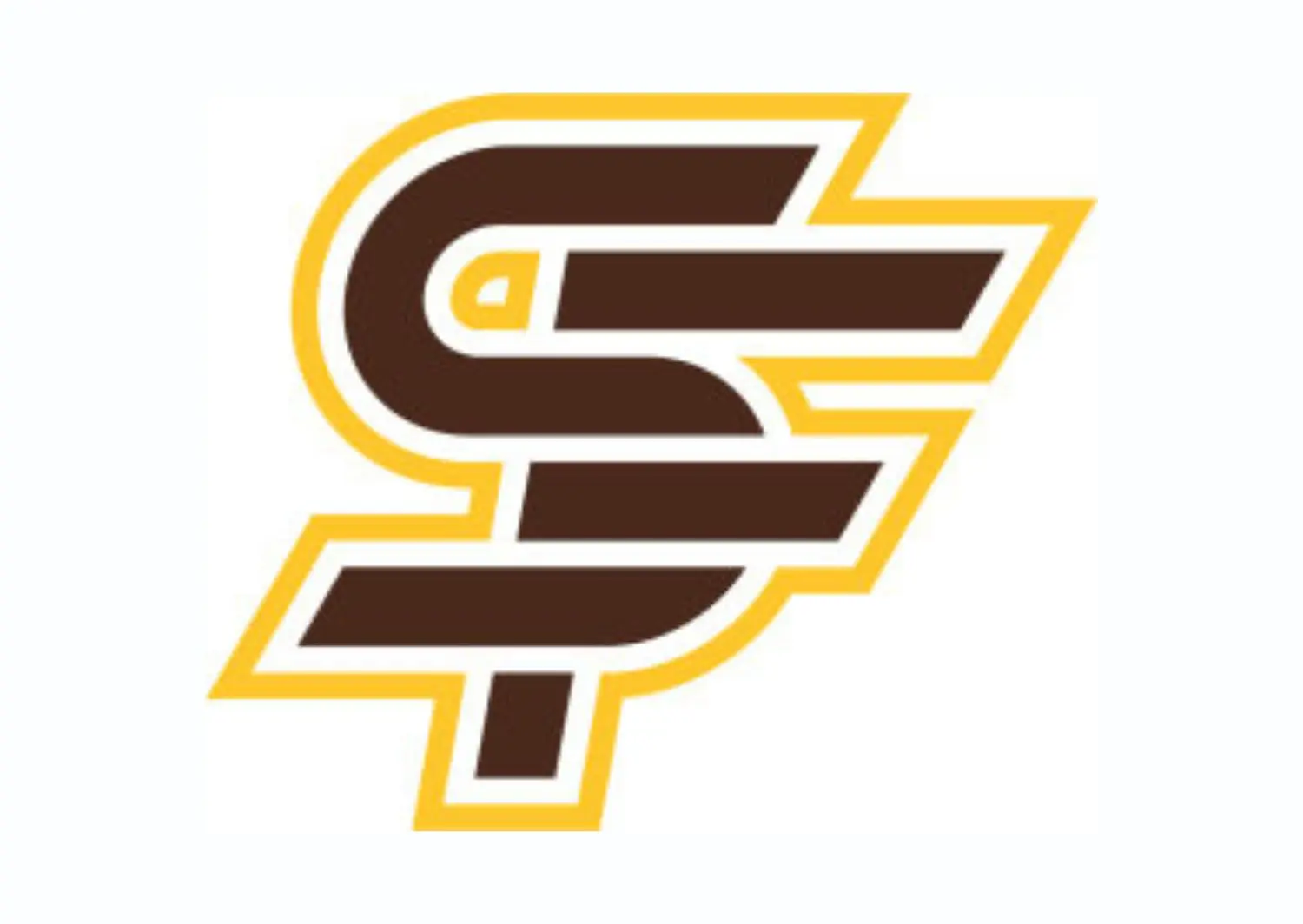 Spirit logo 1 with sunlight and leather on a white background.