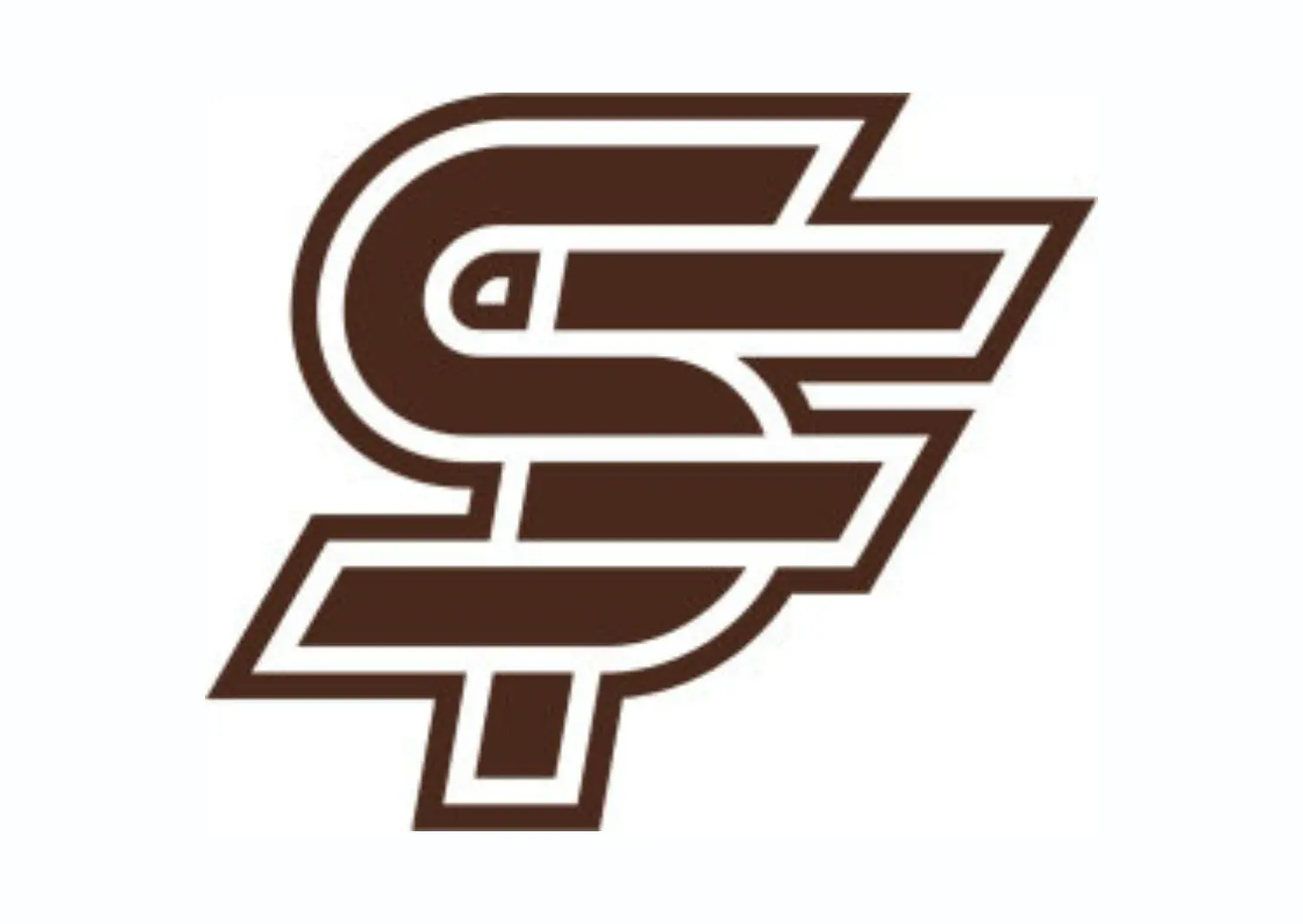 Spirit logo 4 with leather on a white background.