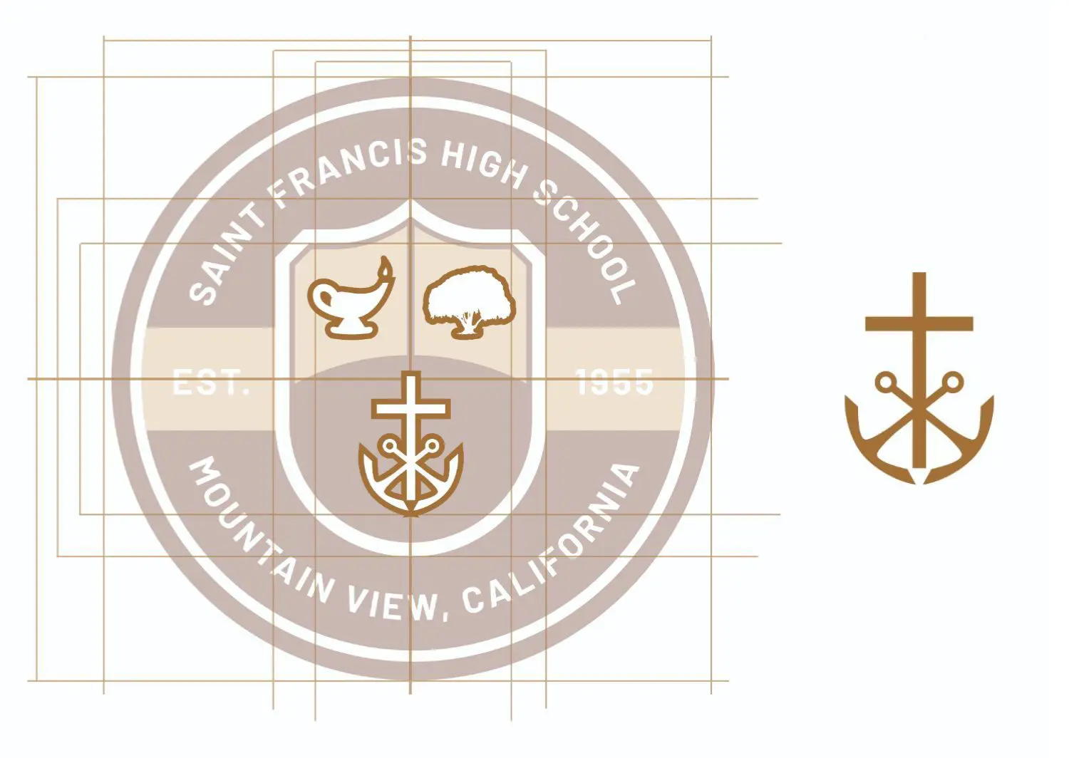 President's Circle: Cross and anchor