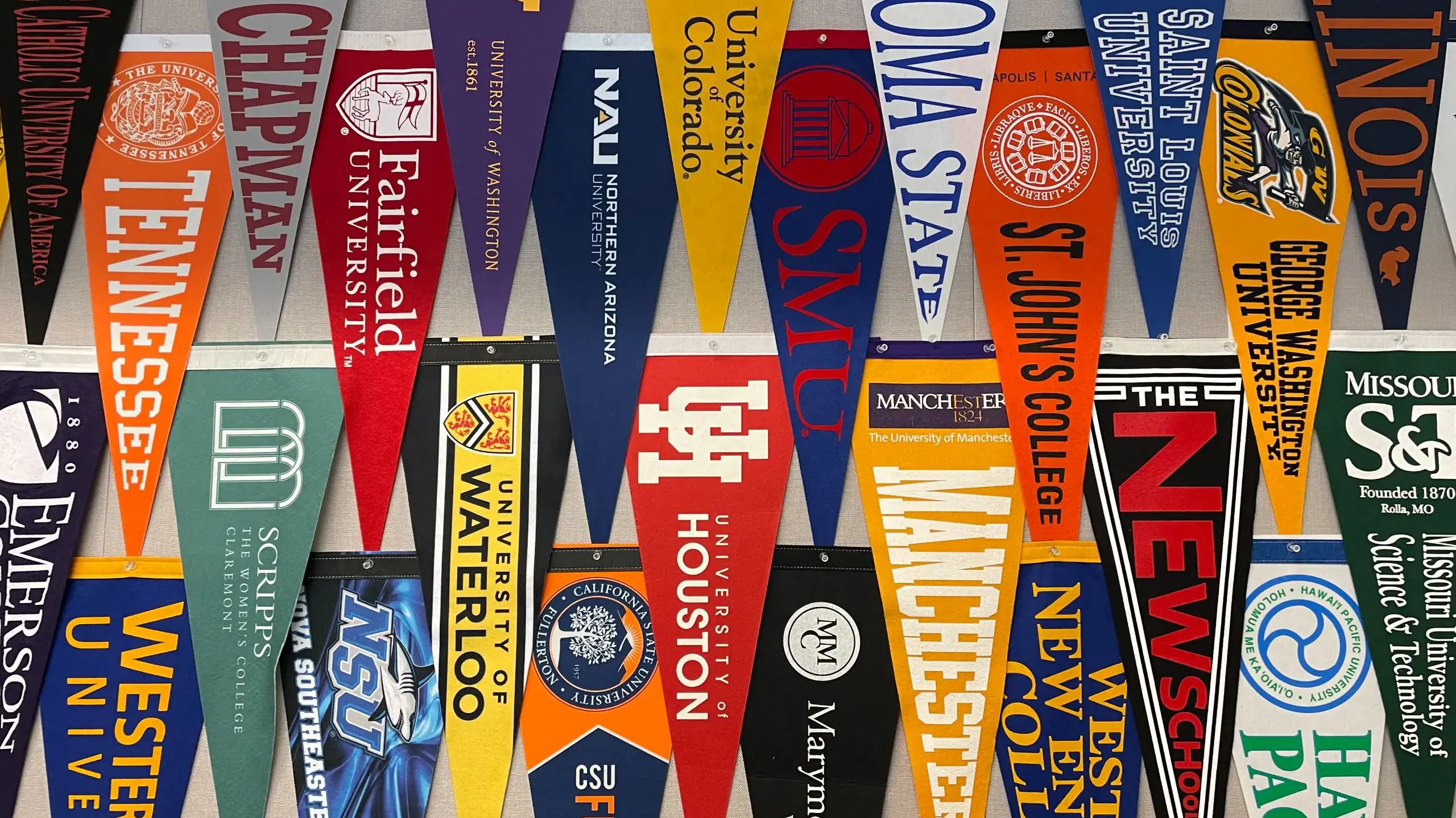 College pennants